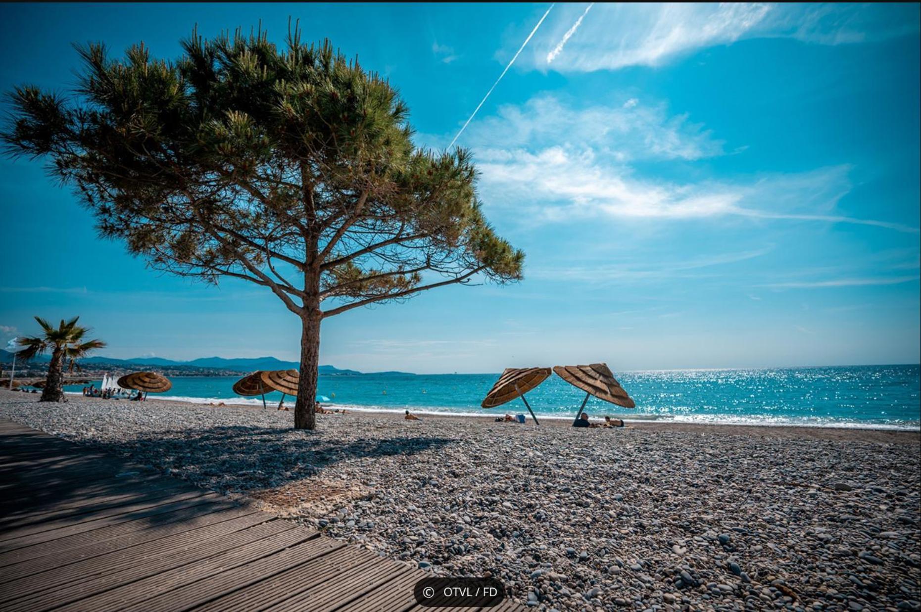 2 Pieces Rez-De-Jardin Dans Maison Avec Piscine Villeneuve-Loubet Exteriér fotografie